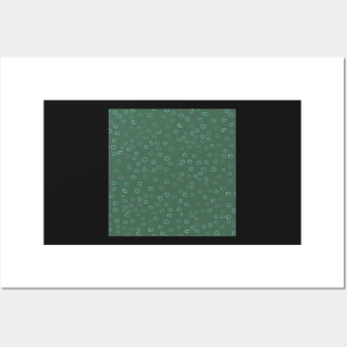 River Bubbles - Jade Green Posters and Art